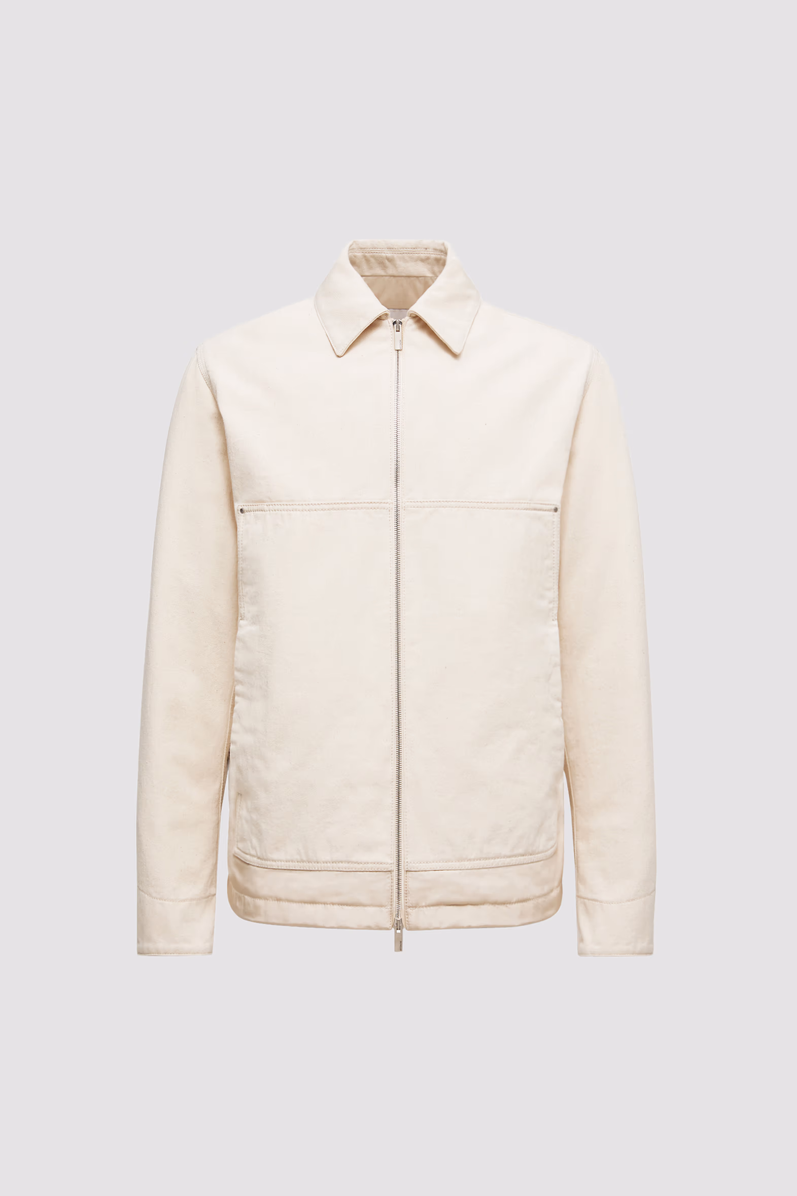 Ormoy Denim Down Shirt Jacket Men White Ivory Moncler 2